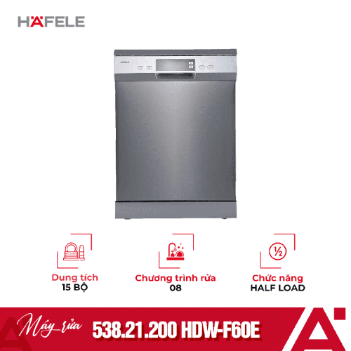 Máy rửa chén bát độc lập Hafele HDW-F60E 538.21.200