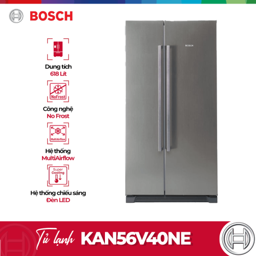 Tủ lạnh side by side Bosch KAN56V40NE