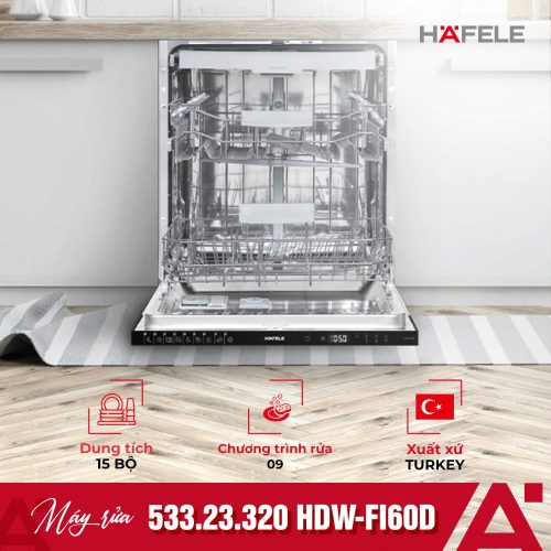 Máy rửa bát Hafele HDW-FI60D 533.23.320