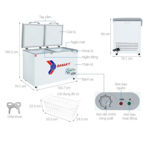 Tủ Đông SANAKY VH5699W3 6 VH5699W3 5